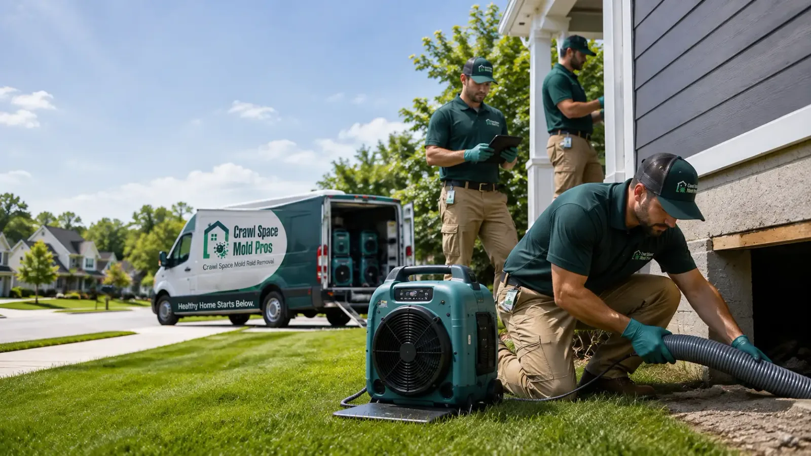Crawl Space Mold Removal in Goreville, IL